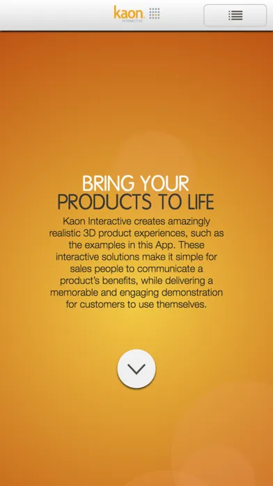 Kaon 3D Product App سکرین شاٹس