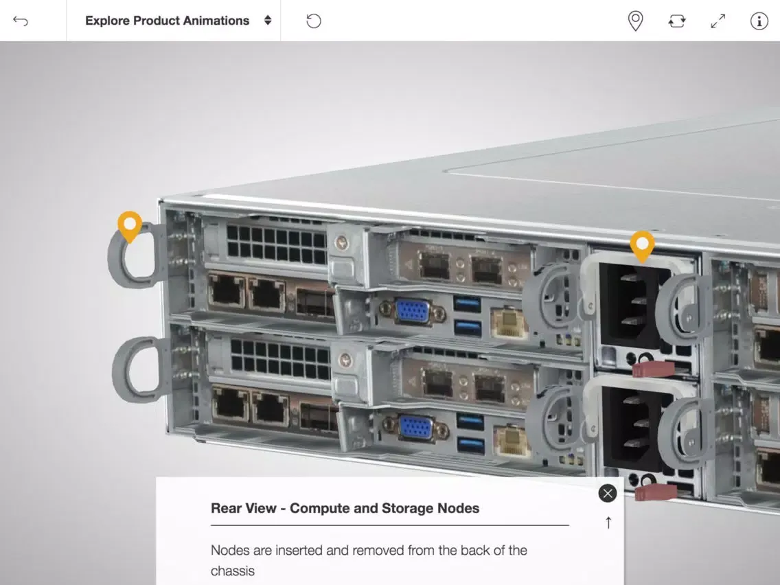 NetApp HCI iPad  स्क्रीनशॉट