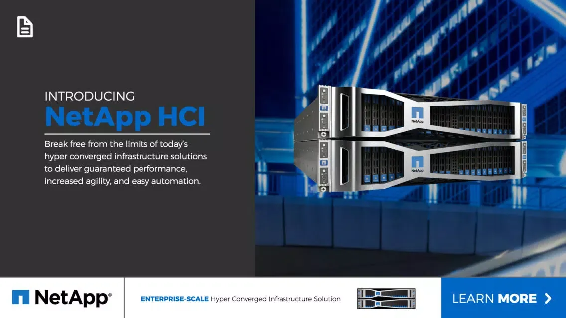NetApp HCI स्क्रीनशॉट