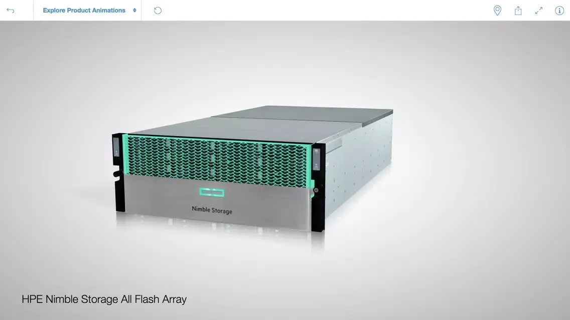Captures d'écran de HPE Nimble Storage