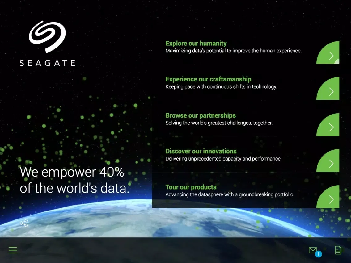 Seagate Datasphere Experience iPad 应用截图