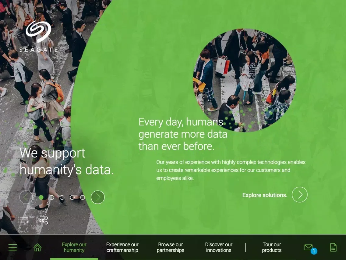 Seagate Datasphere Experience iPad 应用截图
