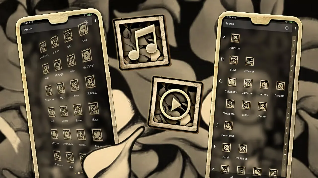 Tangkapan layar Buddha Launcher Theme
