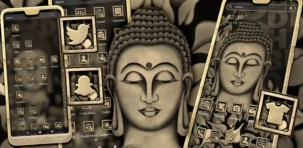Tangkapan layar Buddha Launcher Theme