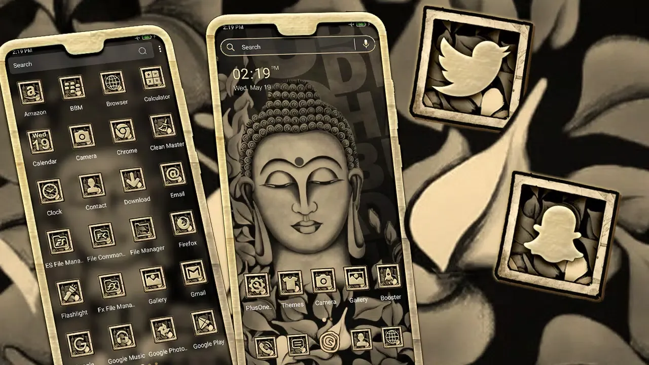 Tangkapan layar Buddha Launcher Theme