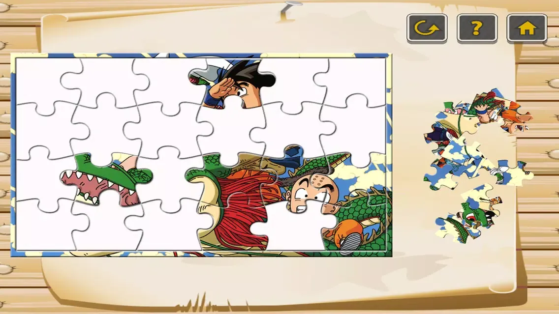 Capturas de pantalla de Dragon Jigsaw Game Free For Kid and Kindergarten - Cartoon Super Hero Puzzle Box