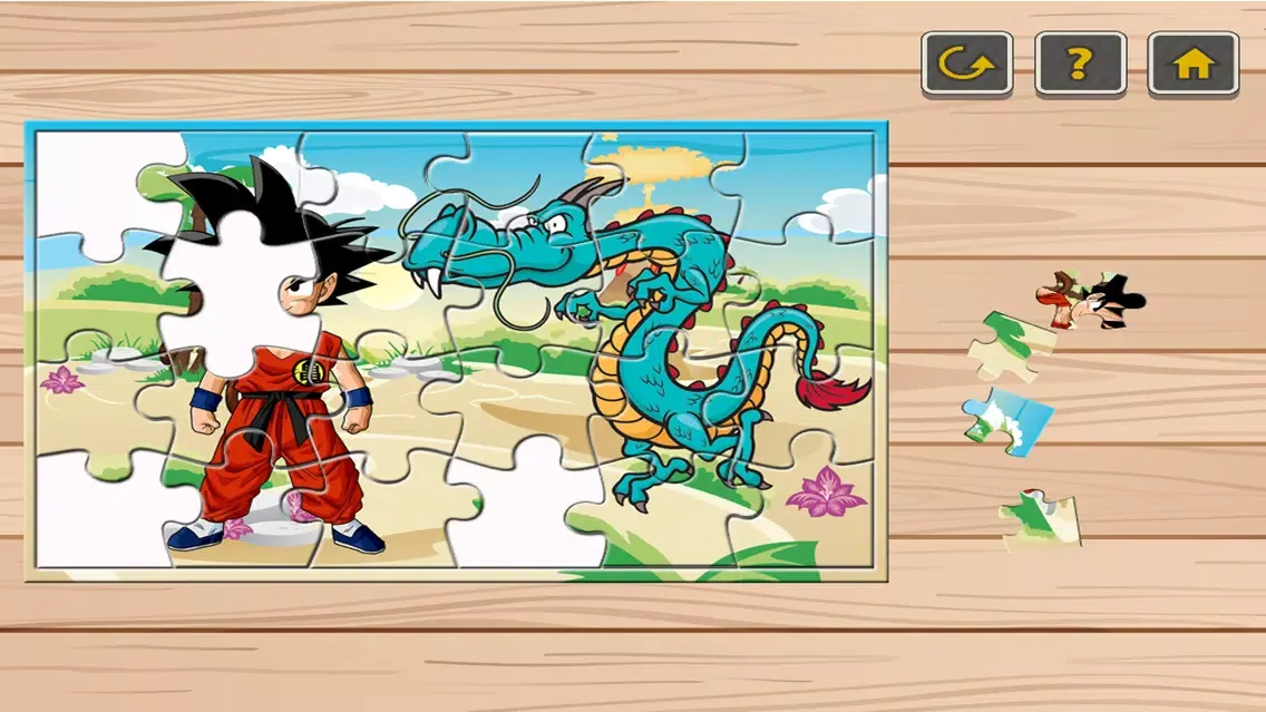تصاویر Dragon Jigsaw Puzzle Online Game Free For Kids - Cartoon DBZ Super Hero Z Battle Education Learning