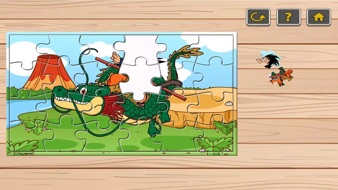 تصاویر Dragon Jigsaw Puzzle Online Game Free For Kids - Cartoon DBZ Super Hero Z Battle Education Learning
