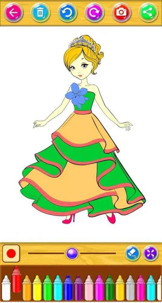 تصاویر Princess Coloring Book