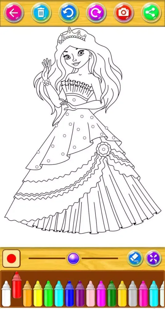 تصاویر Princess Coloring Book