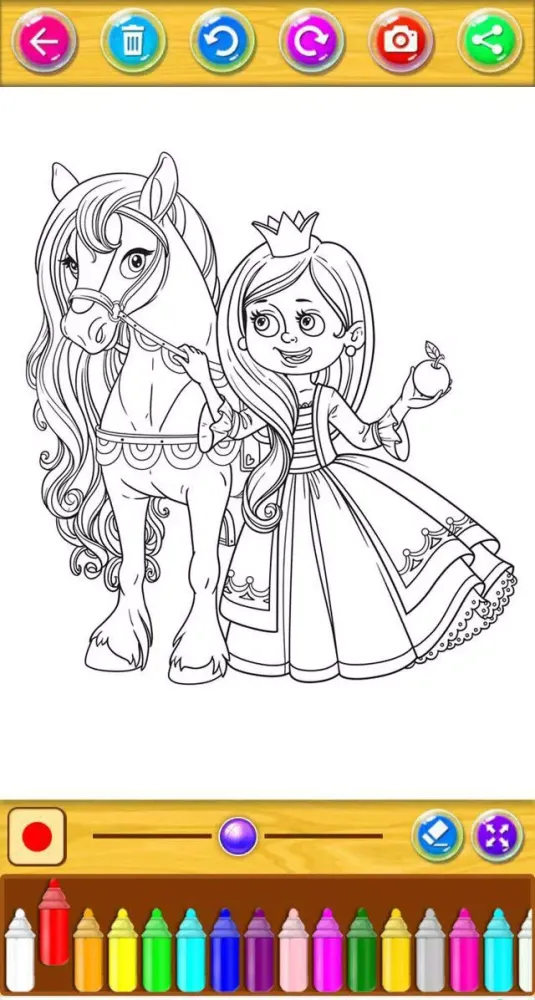 تصاویر Princess Coloring Book