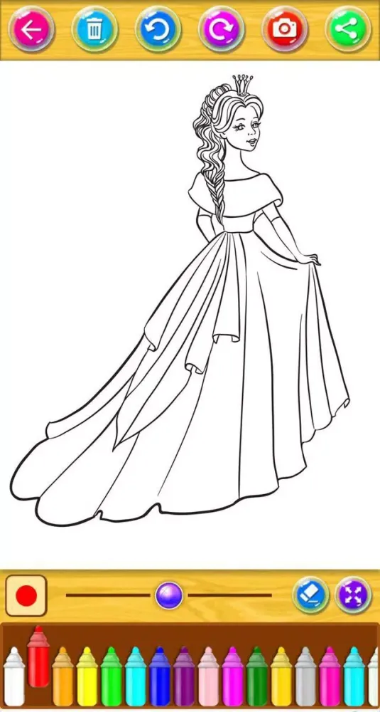 تصاویر Princess Coloring Book