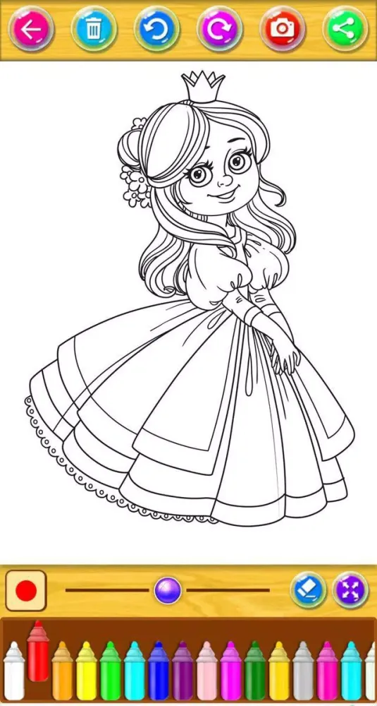 تصاویر Princess Coloring Book