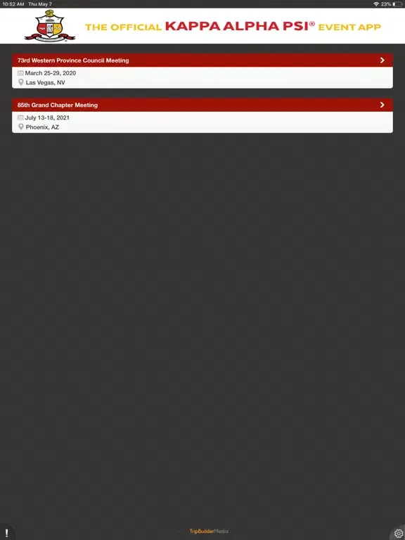 Kappa Alpha Psi Fraternity Inc iPad  Screenshots