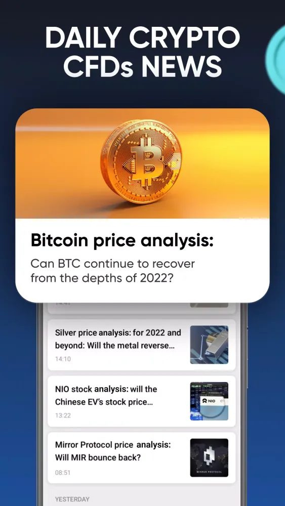 Bitcoin trading - Capital.com Screenshots
