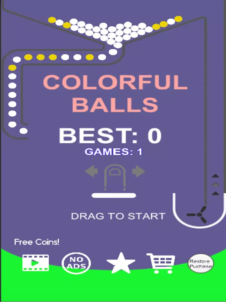 Screenshot di Colorful Balls- crazy ballz iPad 
