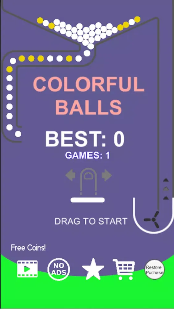 Screenshot di Colorful Balls- crazy ballz