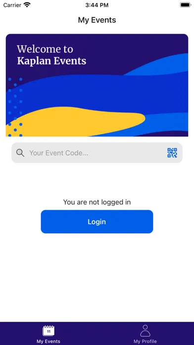 Screenshot di Kaplan Events