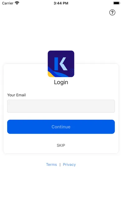 Screenshot di Kaplan Events
