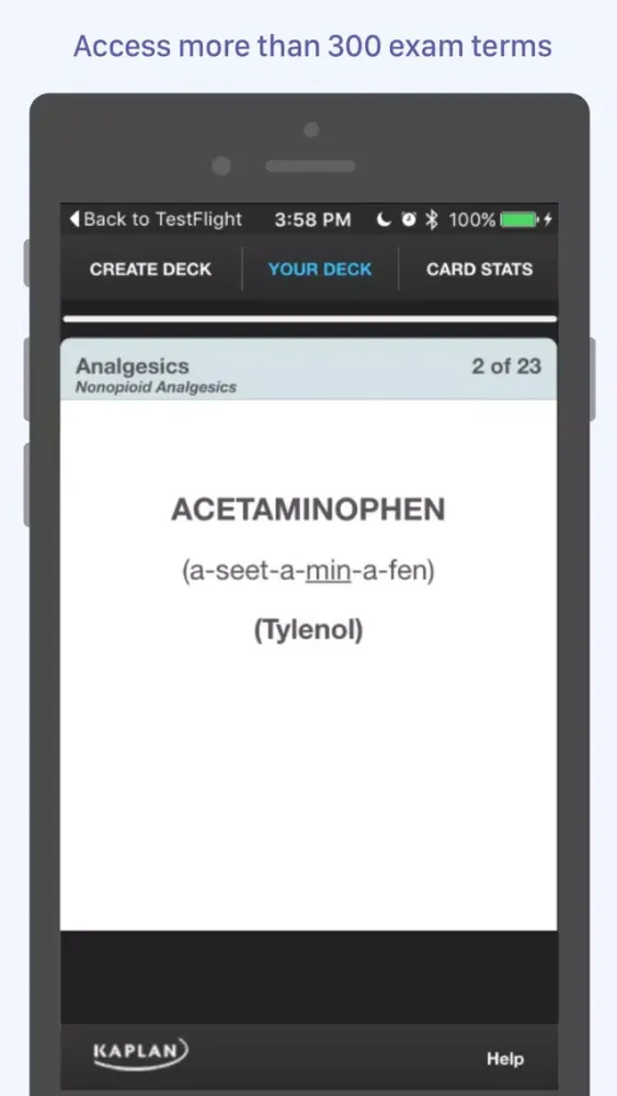 Tangkapan skrin NCLEX-RN Medication Flashcards