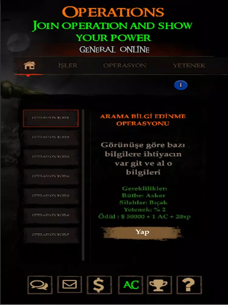 General - Multiplayer MMORPG iPad  स्क्रीनशॉट