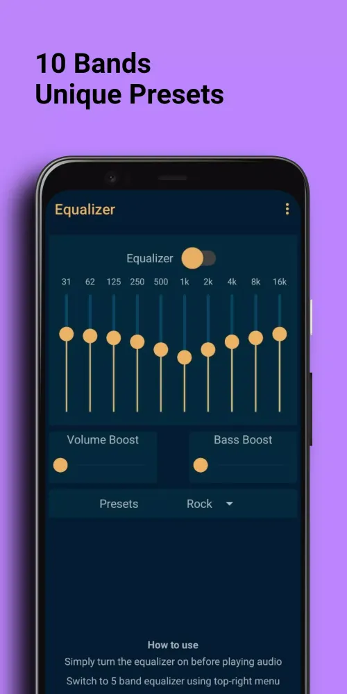Fast Equalizer - Bass Booster Screenshots