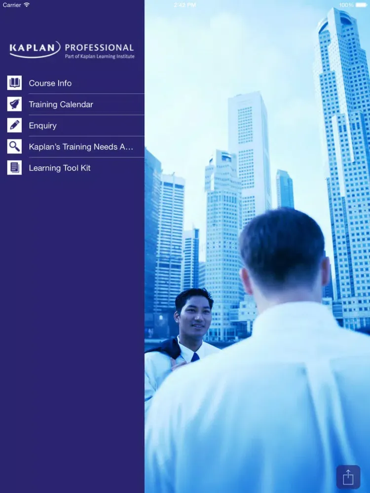 Kaplan Professional iPad  Ekran Görüntüleri