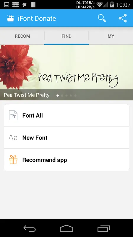 iFont donate Screenshots