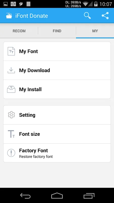 iFont donate Screenshots
