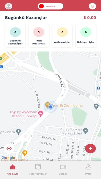 Ảnh chụp màn hình của K İş
