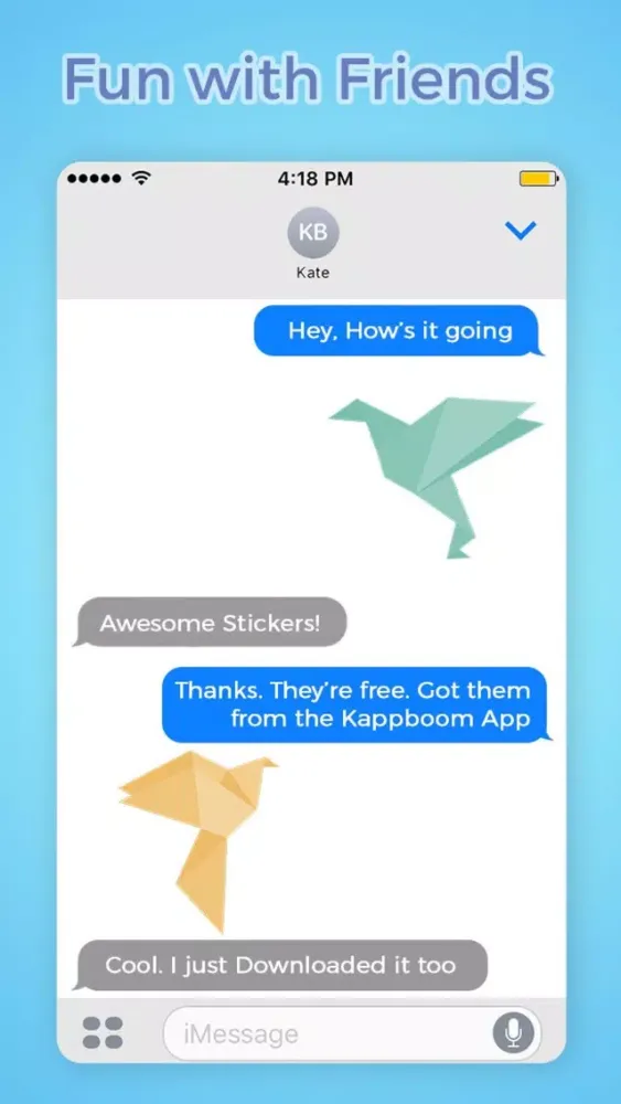 Captures d'écran de Origami Stickers