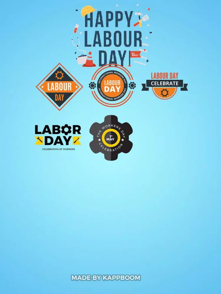 Captures d'écran de Happy Labor Day Stickers iPad 