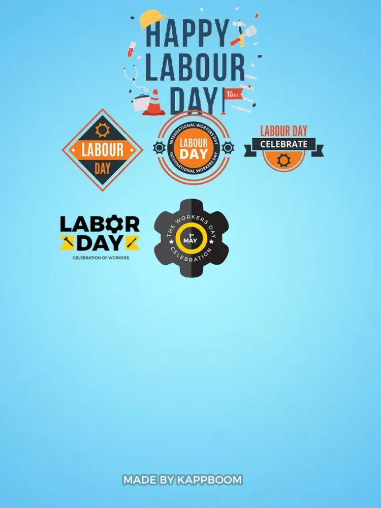 Скриншоты Happy Labor Day Stickers III by Kappboom iPad 