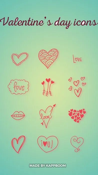 Hearts Hand drawn Screenshots