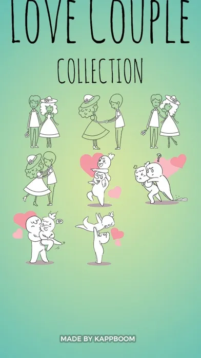 Stick-Figure Couple Stickers应用截图