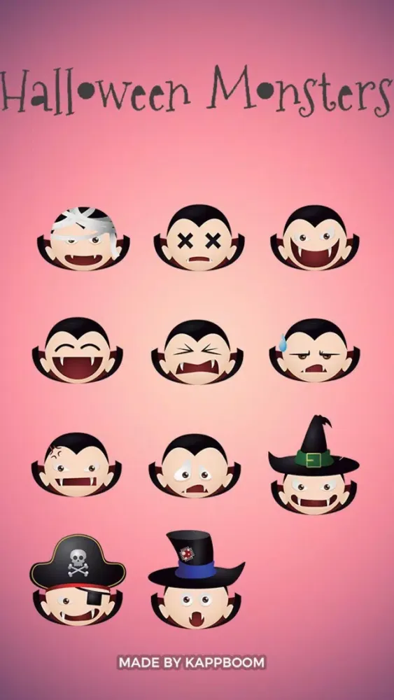 Скриншоты Halloween Vampire Emoticons