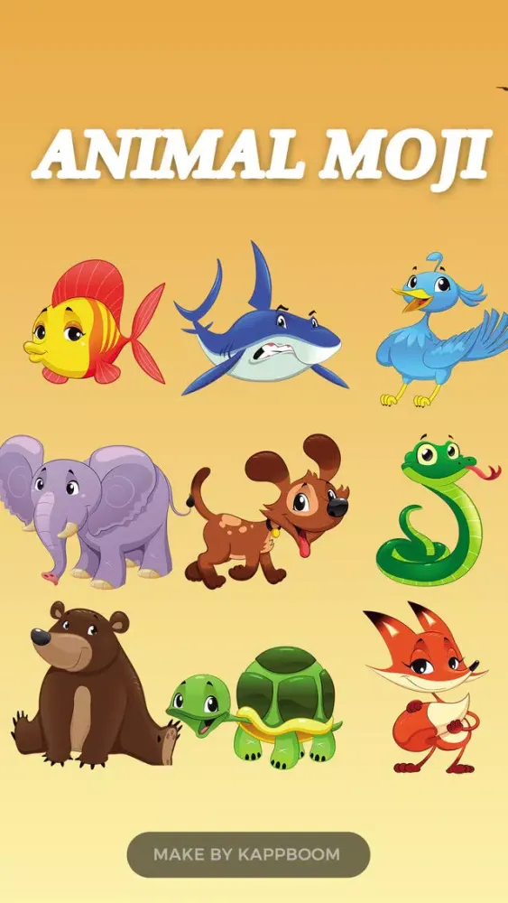 Animal Moji Sticker Screenshots