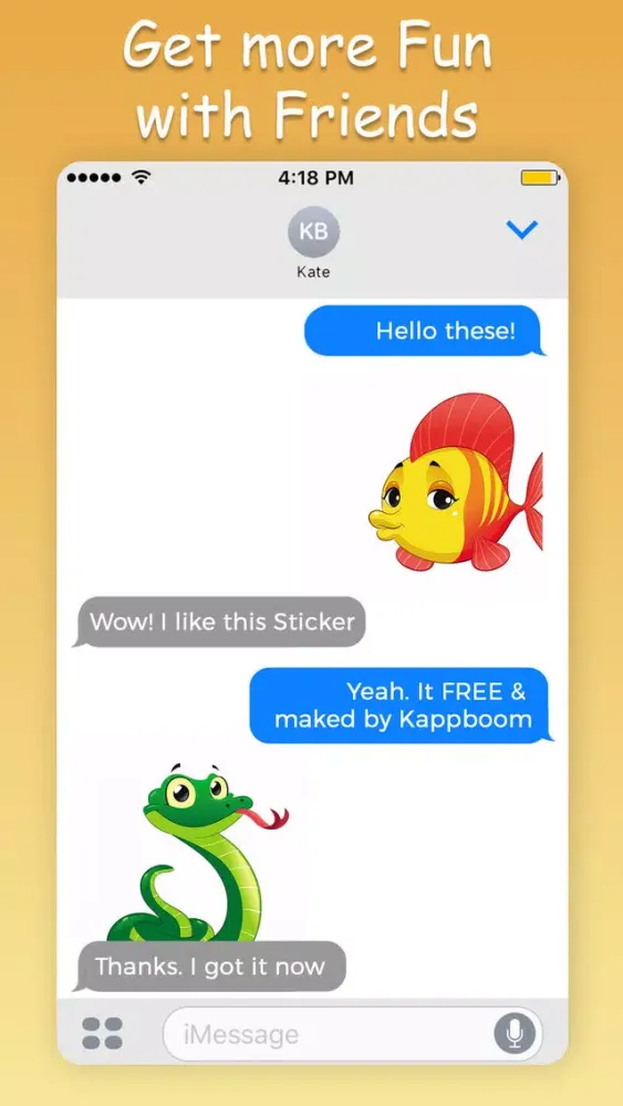 Animal Moji Sticker Screenshots