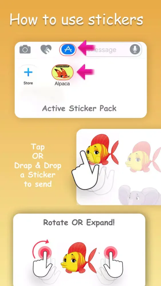 Animal Moji Sticker Screenshots