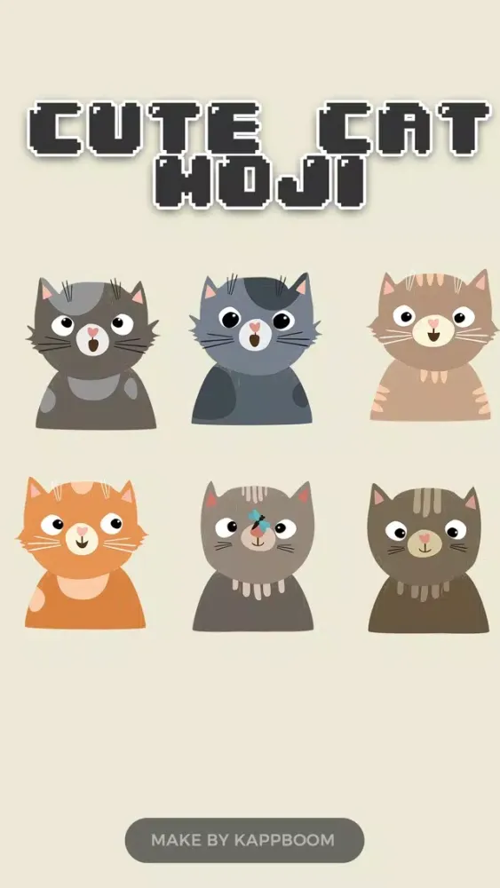 Cute Cat Moji应用截图