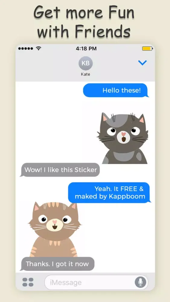 Cute Cat Moji应用截图