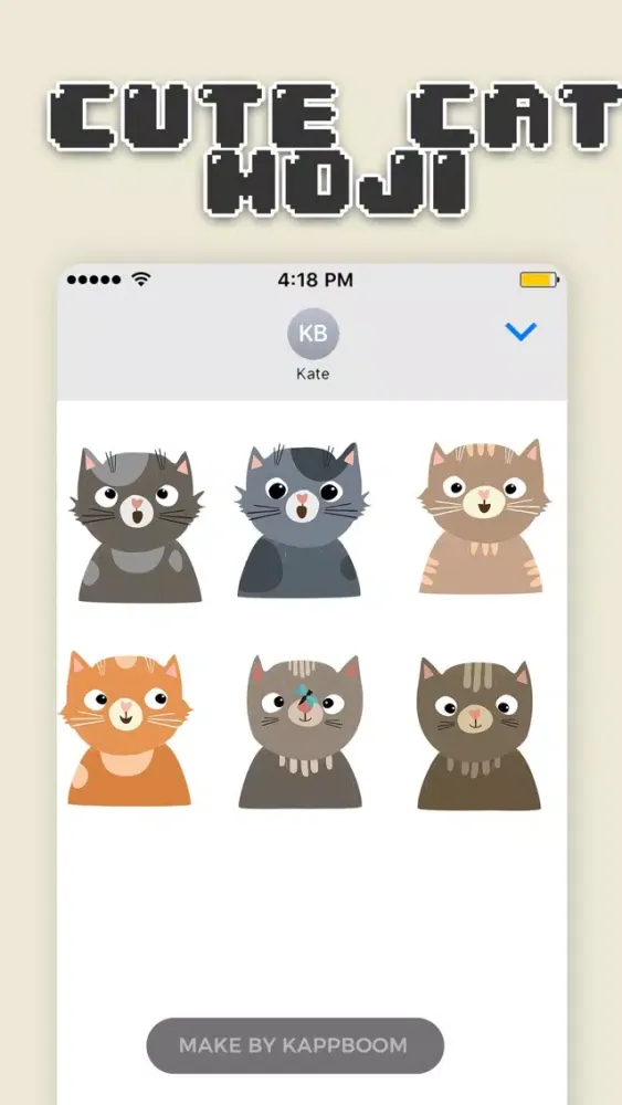 Cute Cat Moji应用截图