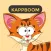 Coloured cats collection Sticker