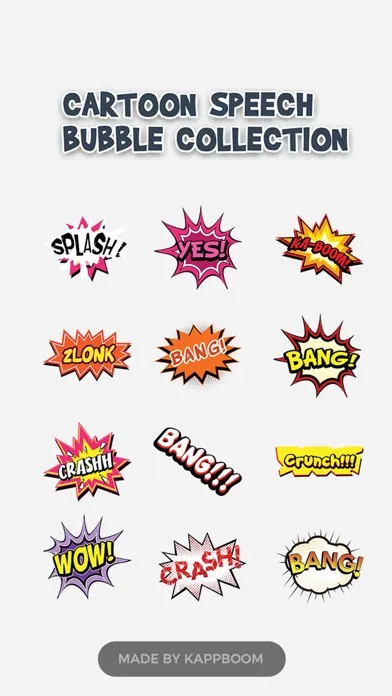 Cartoon Comic Stickers سکرین شاٹس