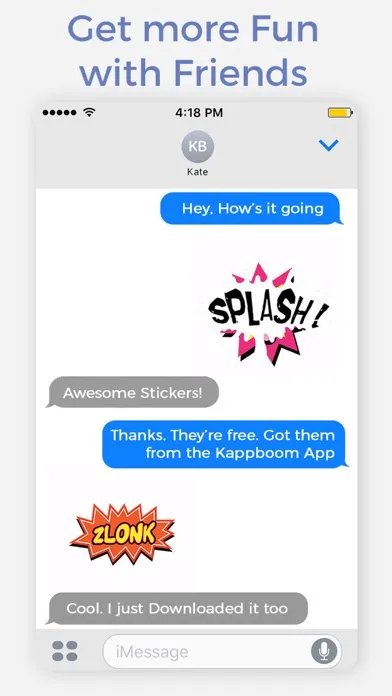 Cartoon Comic Stickers سکرین شاٹس
