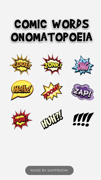 Comic Book Words Ekran Görüntüleri