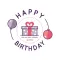 Birthday Party Stickers by Kappboom