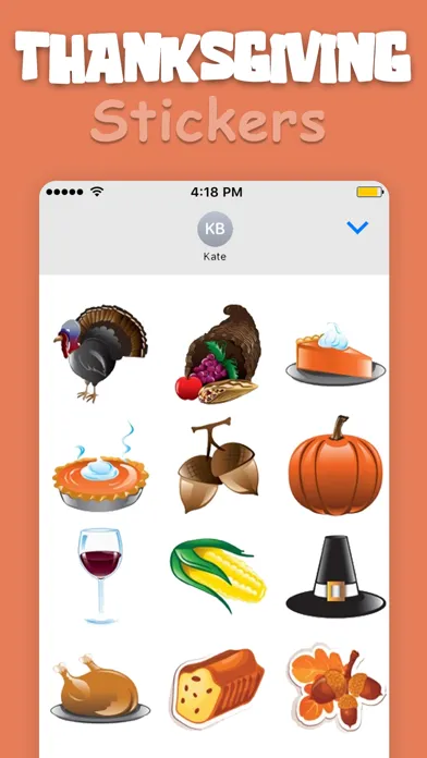 تصاویر Thanksgiving 100+ Stickers Animated
