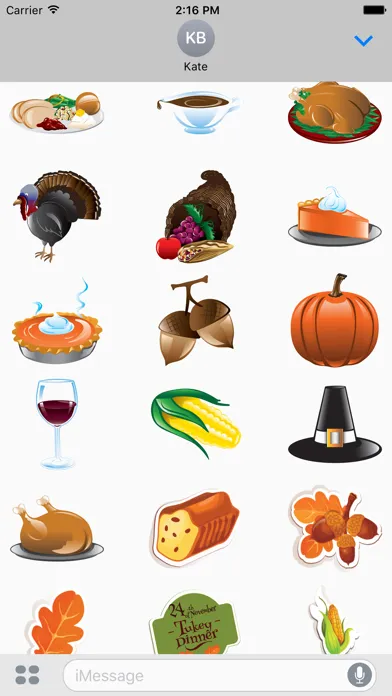 تصاویر Thanksgiving 100+ Stickers Animated