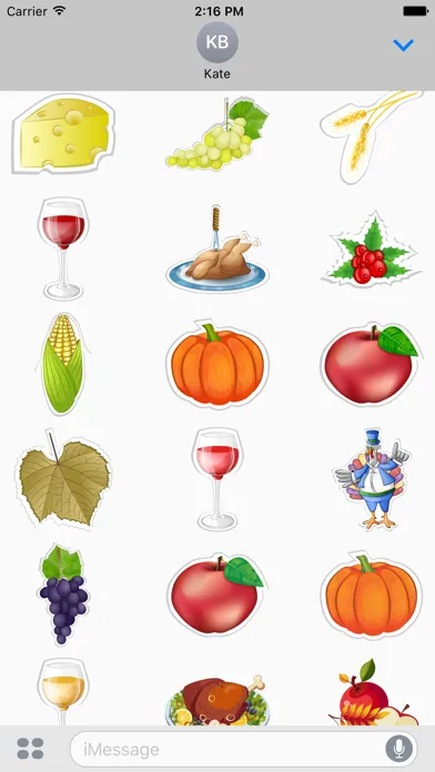 تصاویر Thanksgiving 100+ Stickers Animated